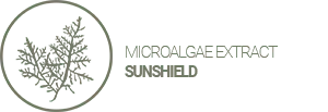 SUNSHIELD MICROALGAE EXTRACT (Dunaliella salina & Haematococcus pluvialis) Natural protection against UVA, UVB radiation and blue light with microalgae